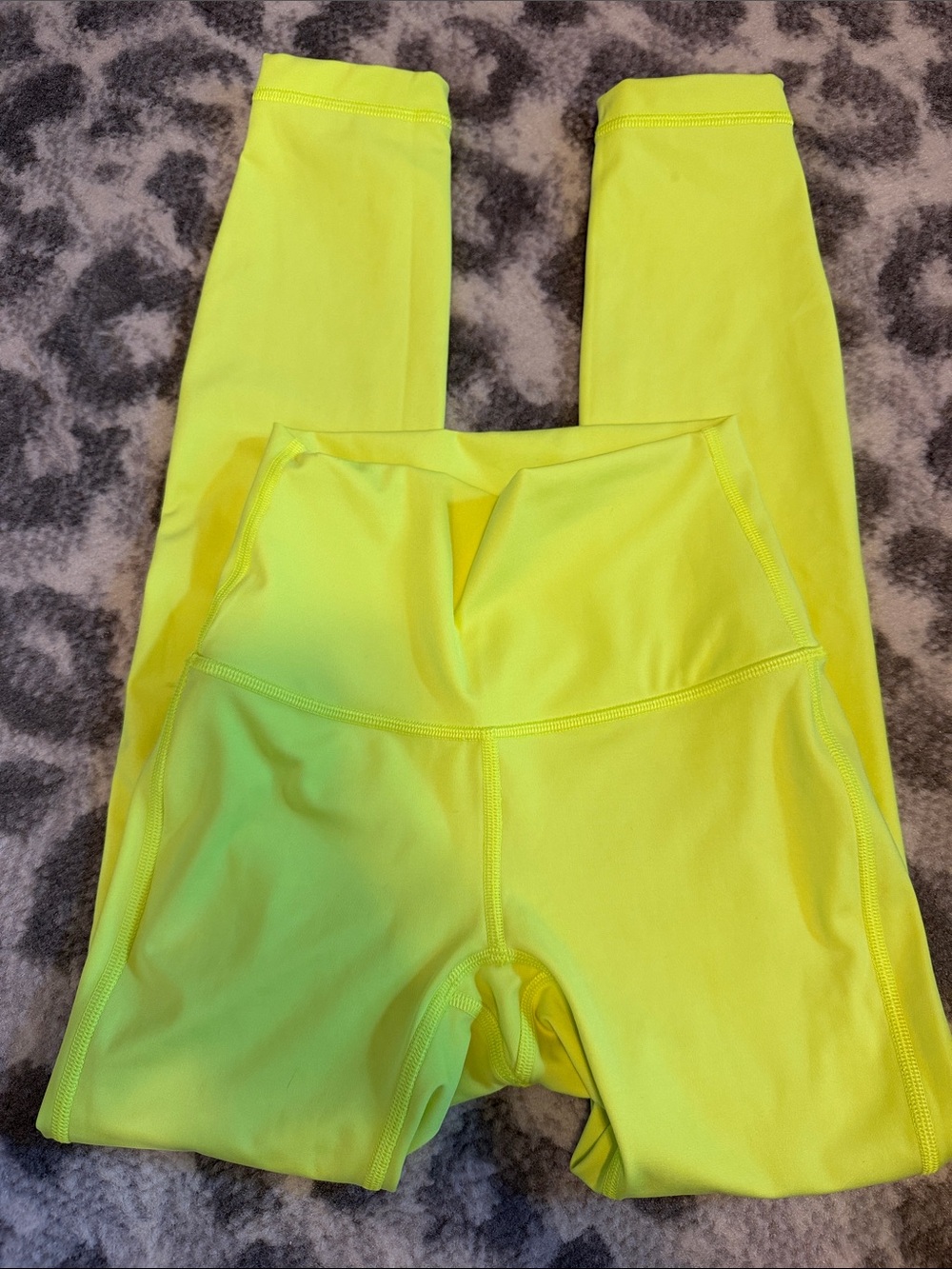 lululemon athletica Neon Yellow High-Rise Leggings
